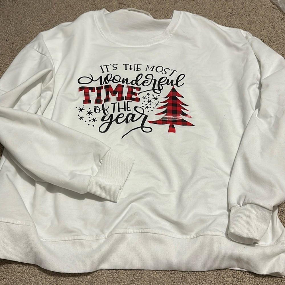 Romwe Christmas Graphic Crewneck